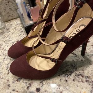 Circa Burgundy Heals. Used once.